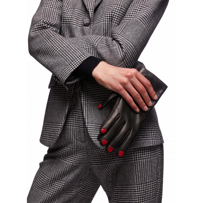 Vivetta GUANTI IN PELLE CON RICAMO UNGHIE 2025