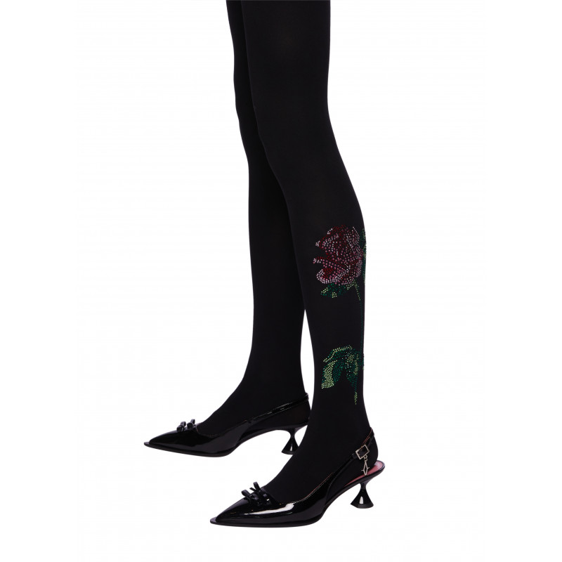 Vivetta COLLANT CON ROSA STRASS