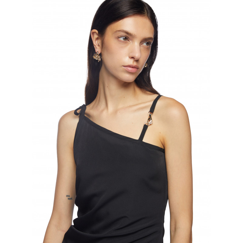 Vivetta ABITO ASIMMETRICO CON PIUME Online Outlet