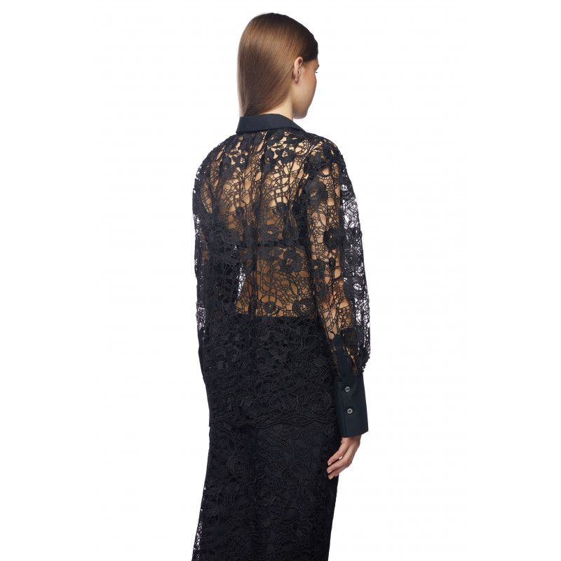 Vivetta CAMICIA IN PIZZO FLOREALE Liquidazione