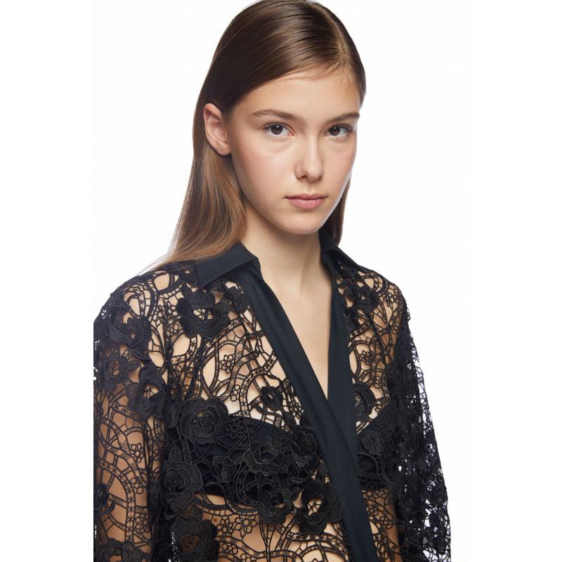 Vivetta CAMICIA IN PIZZO FLOREALE Liquidazione