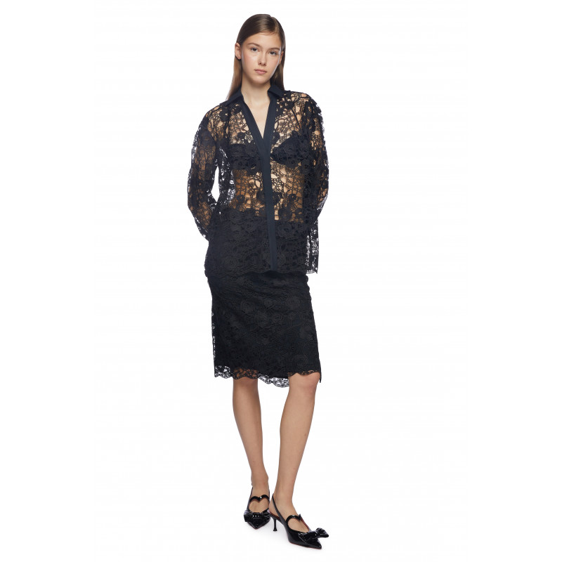 Vivetta CAMICIA IN PIZZO FLOREALE Liquidazione