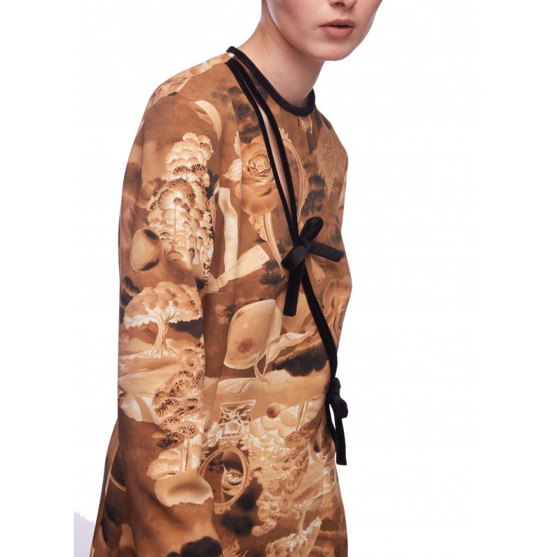 Vivetta ABITO MIDI STAMPATO CON FIOCCHETTI Enormi risparmi