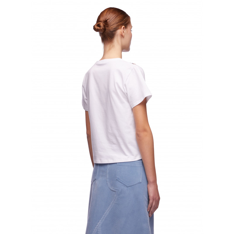 Vivetta T-SHIRT CON TOP PIZZO Fino al 65% di sconto