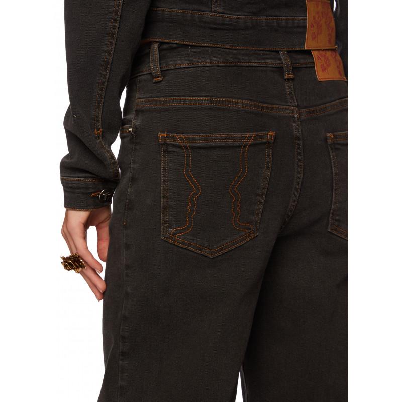 Vivetta PANTALONE DENIM CARGO-FIT Sostegno trimestrale