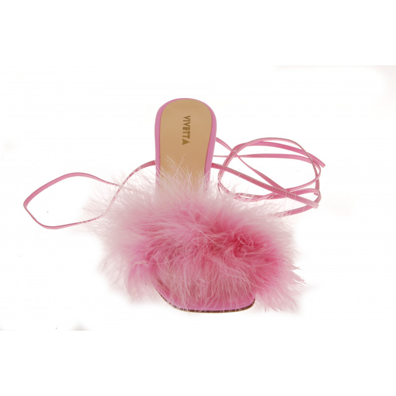 Vivetta SANDALI CON MARABU Vendita