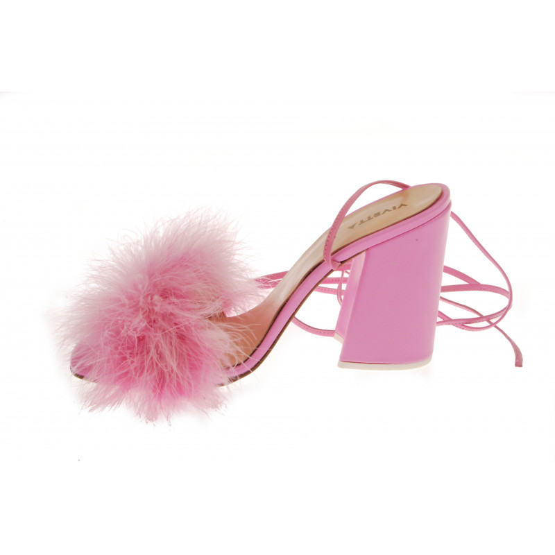 Vivetta SANDALI CON MARABU Vendita