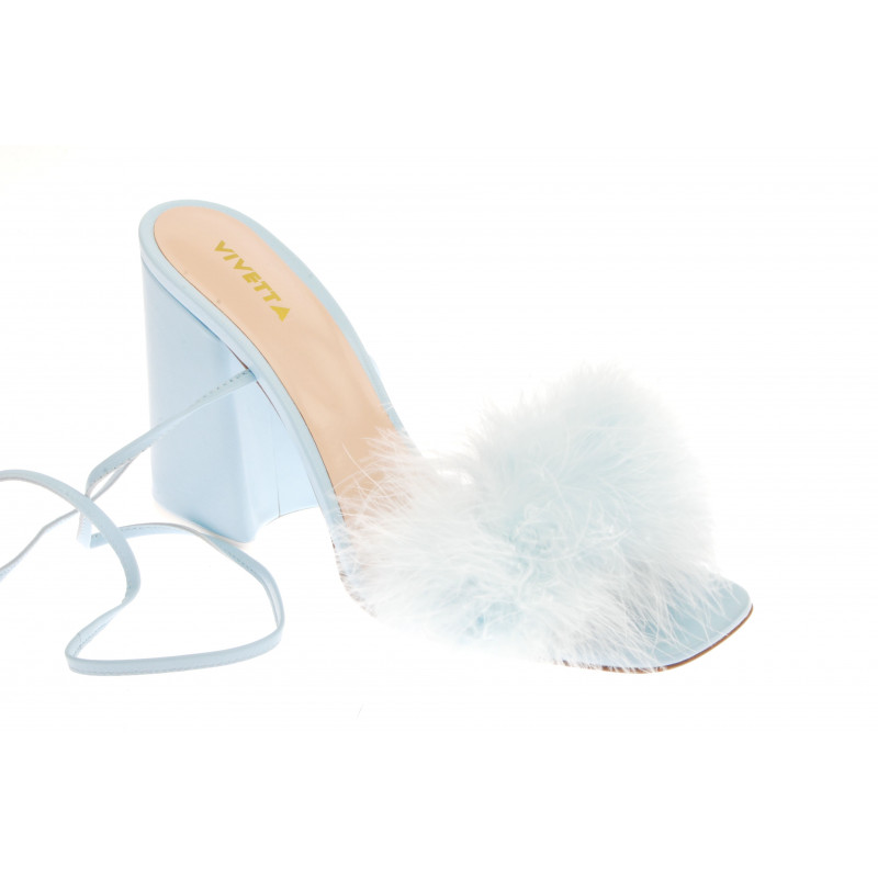 Vivetta SANDALI CON MARABU Pezzi Unici
