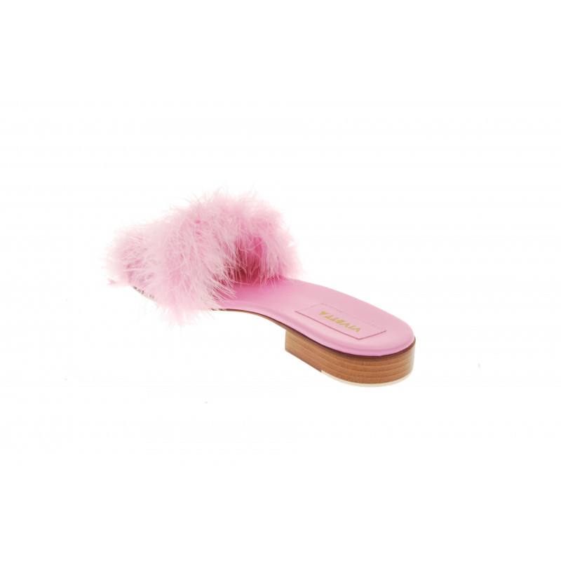 Vivetta SANDALI FLAT CON MARABÙ Qualità Garantita