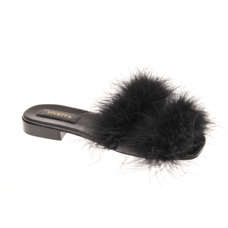 Vivetta SANDALI FLAT CON MARABÙ