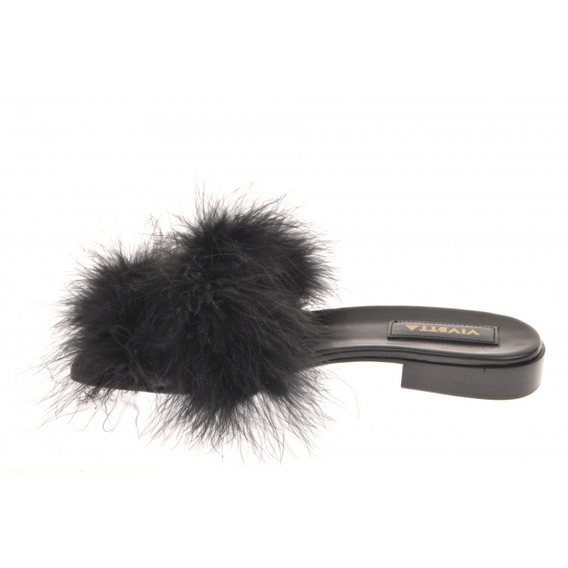 Vivetta SANDALI FLAT CON MARABÙ Negozi Online