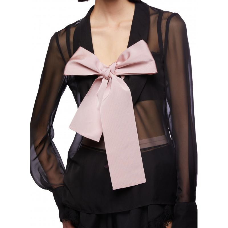 Vivetta CAMICIA CHIFFON CON FIOCCO Offerta Giorno del Papà