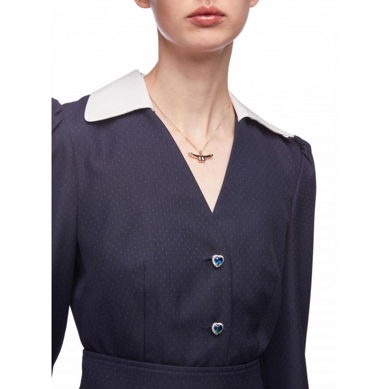 Vivetta ABITO TWILL JACQUARD Offerta San Valentino