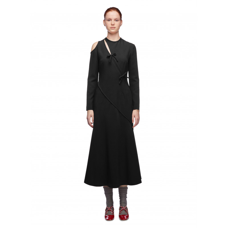 Vivetta ABITO MIDI CON FIOCCHETTI Smaltimento dello stoccaggio