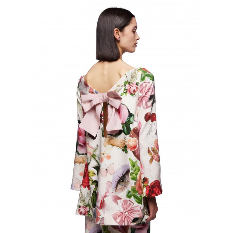 Vivetta MINI ABITO STAMPATO CON FIOCCO ACQUISTA ORA