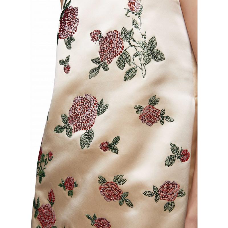 Vivetta ABITO CORTO CON ROSE STRASS Latest stili