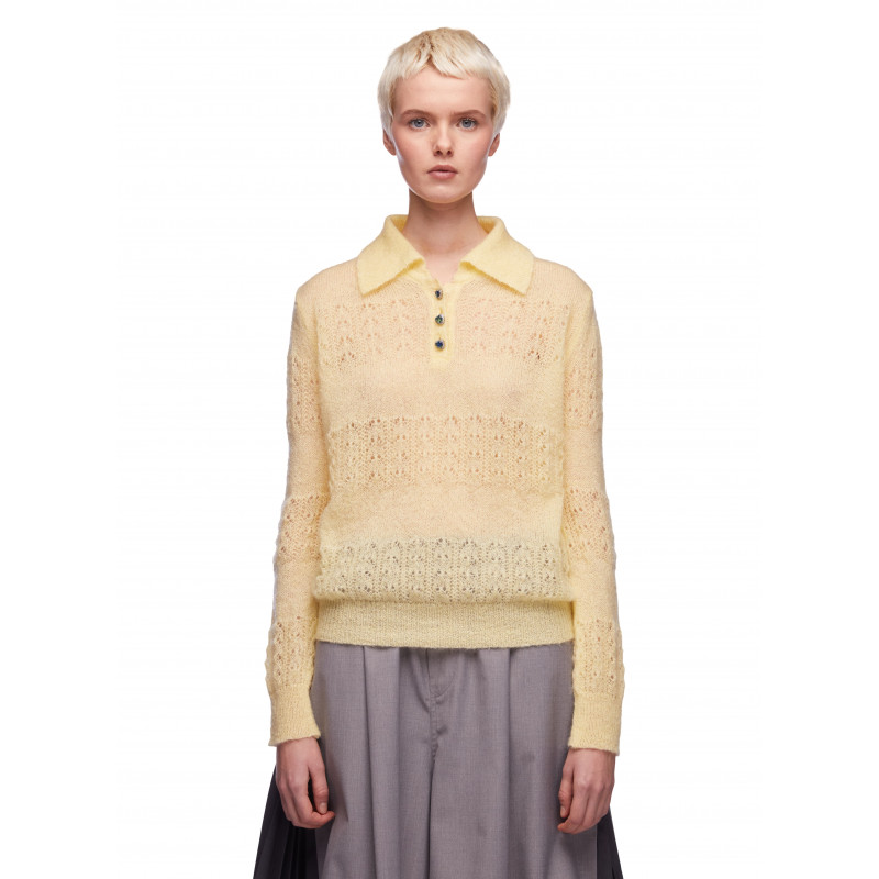 Vivetta MAGLIA POLO MOHAIR Esporta salva