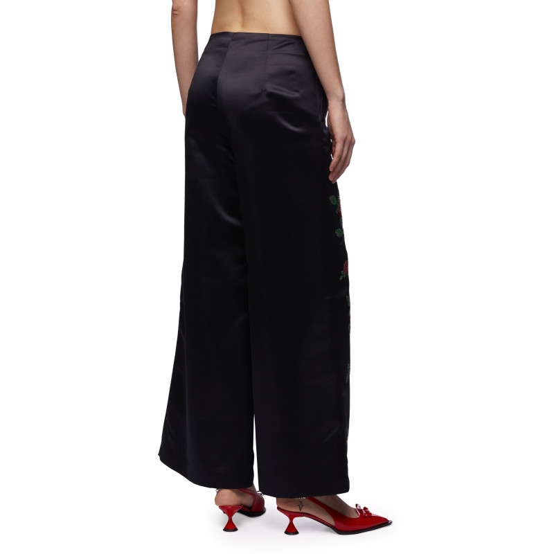 Vivetta PANTALONE RICAMI ROSE Vendita