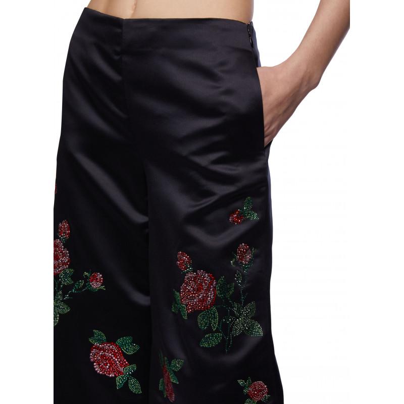 Vivetta PANTALONE RICAMI ROSE Vendita