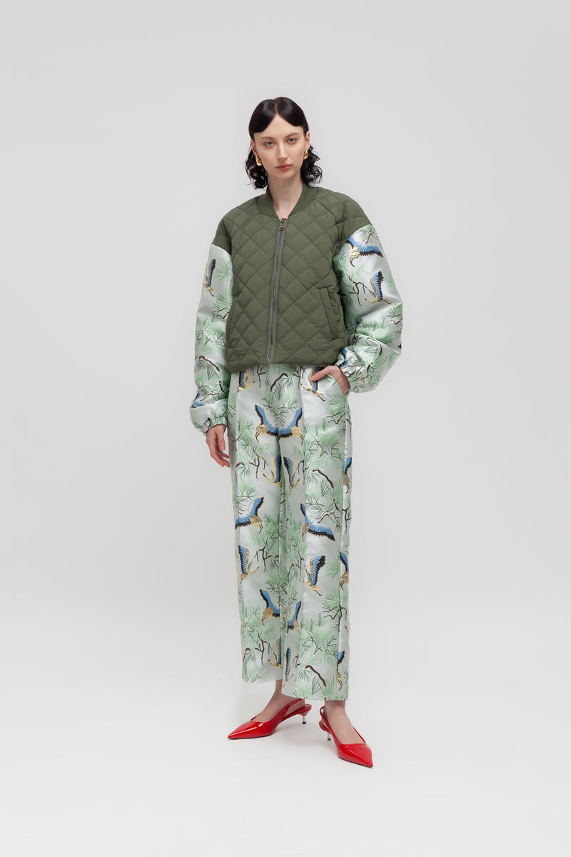 Weili zheng Bomber heritage con maniche a contrasto Offerta Anniversario