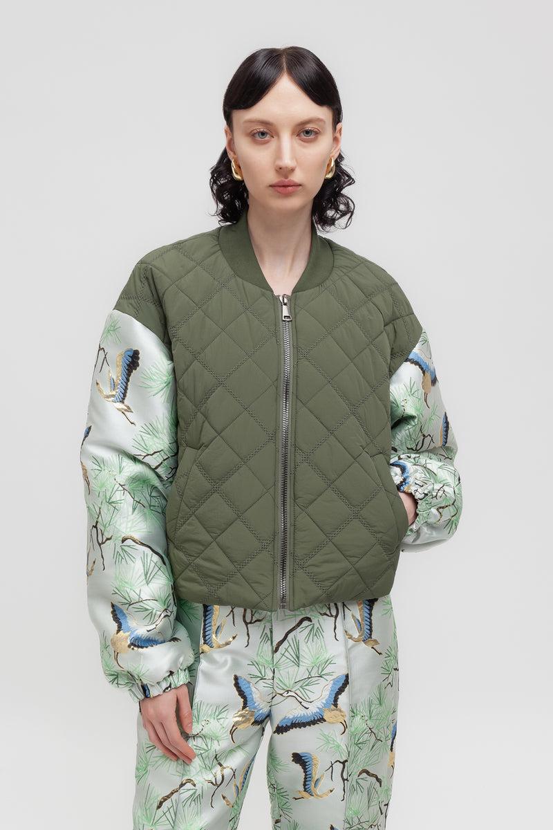 Weili zheng Bomber heritage con maniche a contrasto Offerta Anniversario