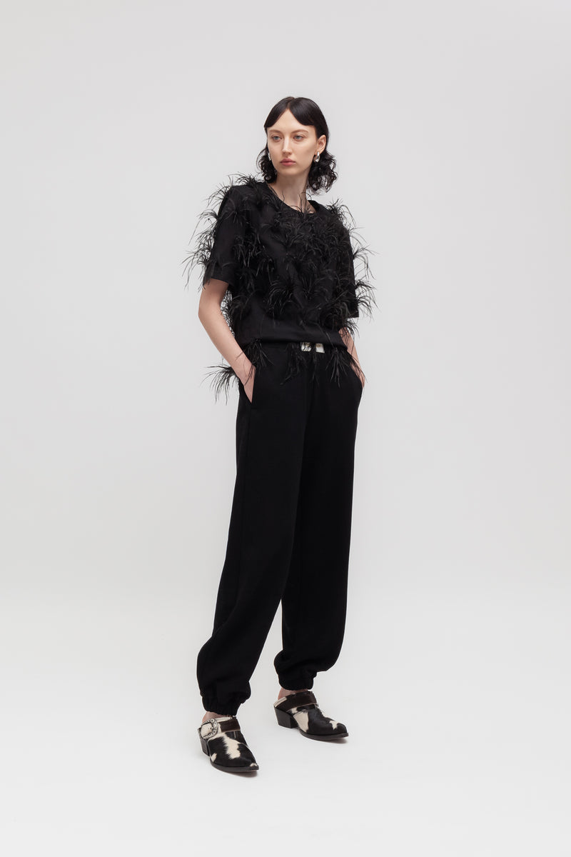 Weili zheng Pantalone in felpa Ultimo giorno