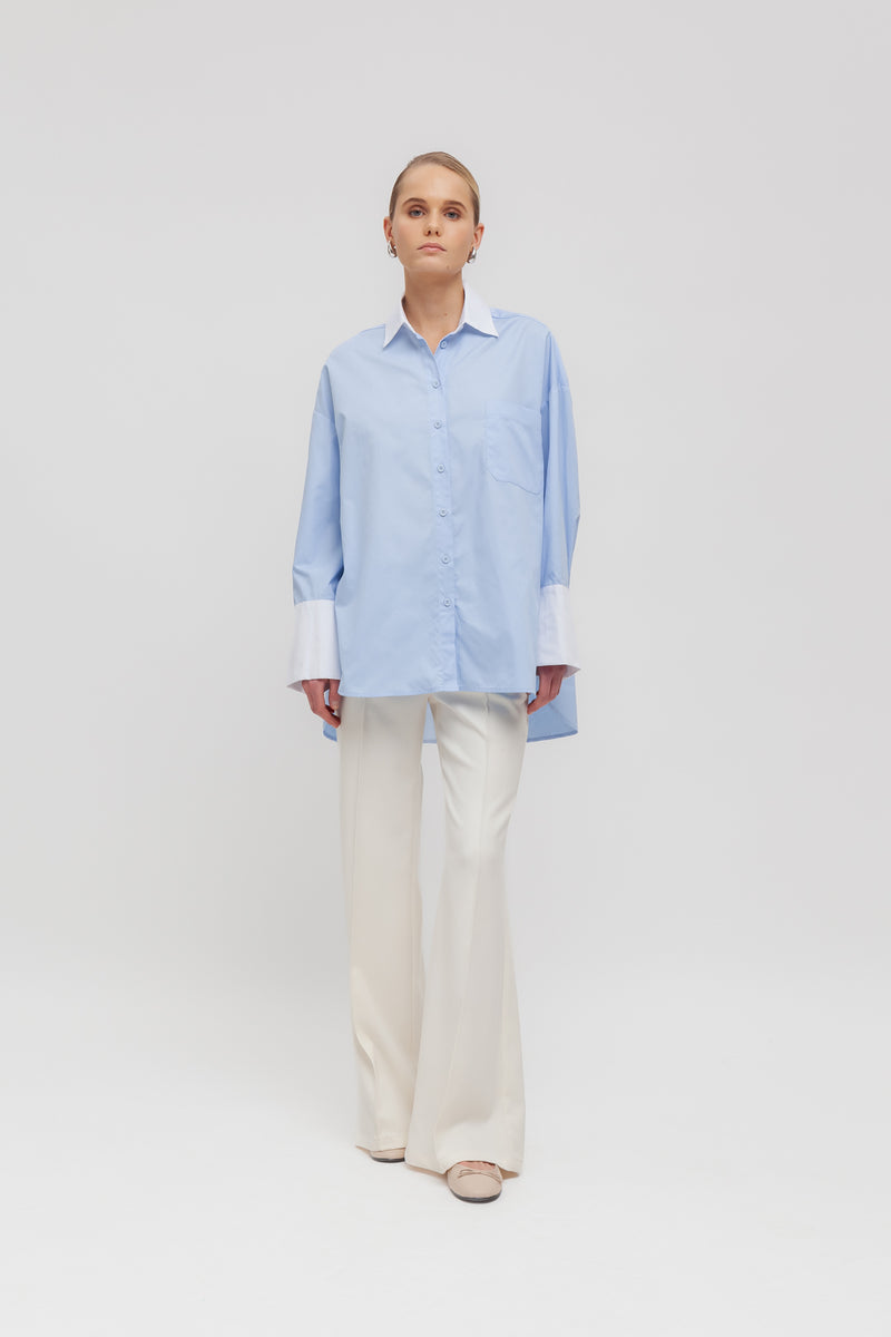 Weili zheng Camicia con maxi polsini Esporta salva