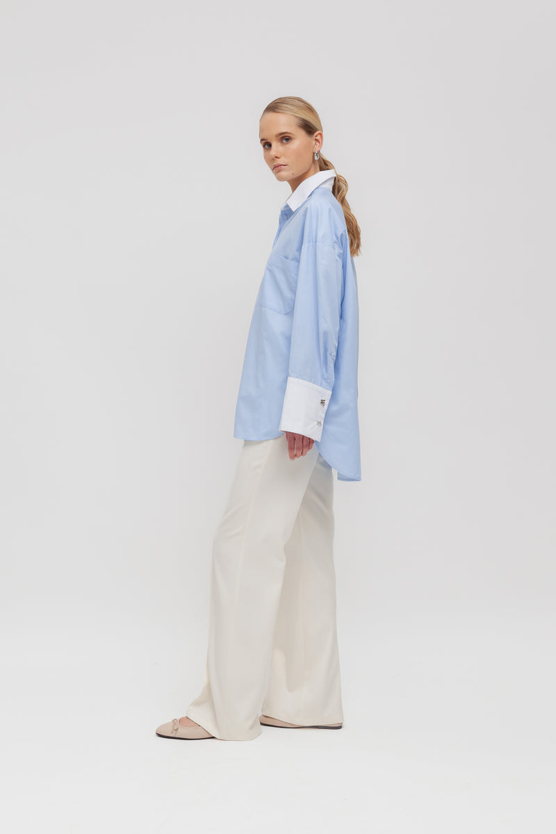 Weili zheng Camicia con maxi polsini Esporta salva