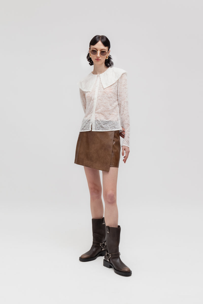 Weili zheng Blusa in pizzo Duty-free