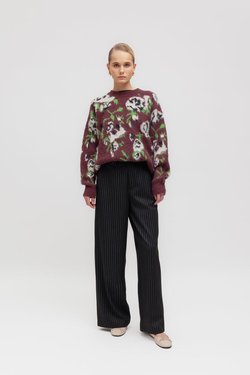 Weili zheng Pullover in maglia jaquard Affare Del Giorno