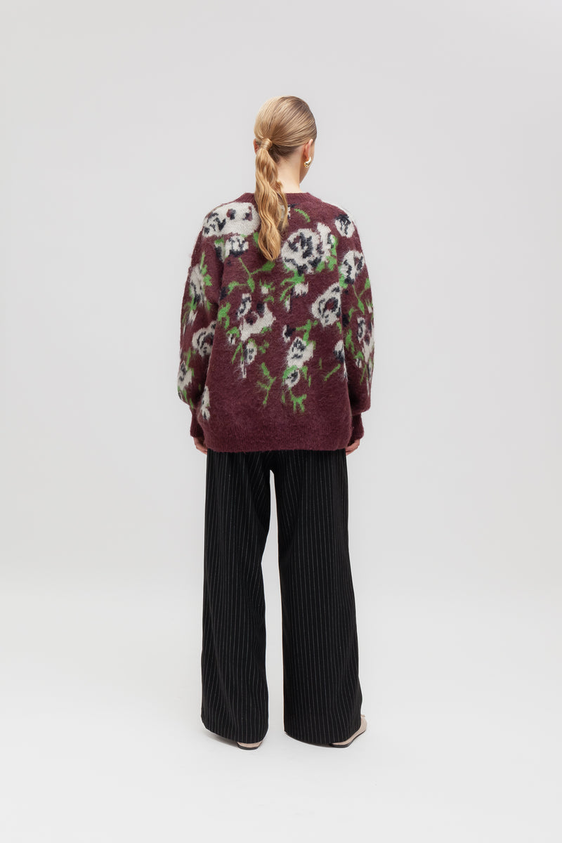 Weili zheng Pullover in maglia jaquard Affare Del Giorno