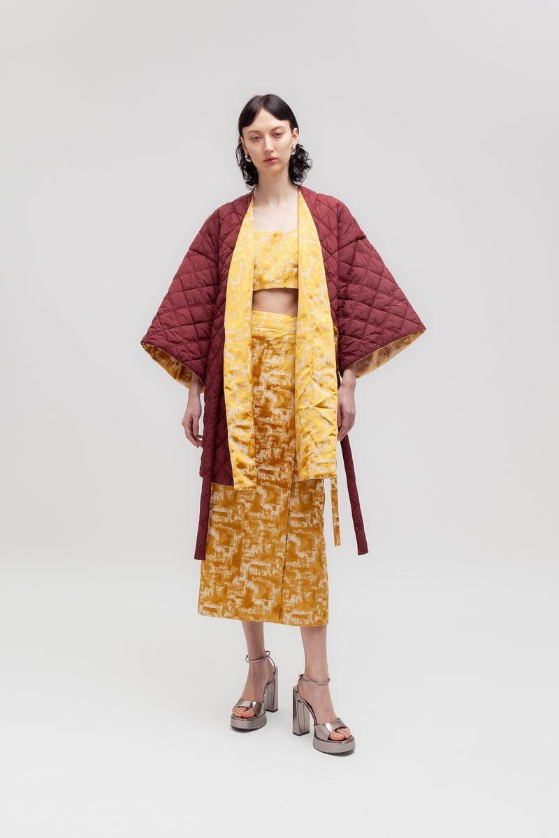 Weili zheng Kimono trapuntato double wear Novità