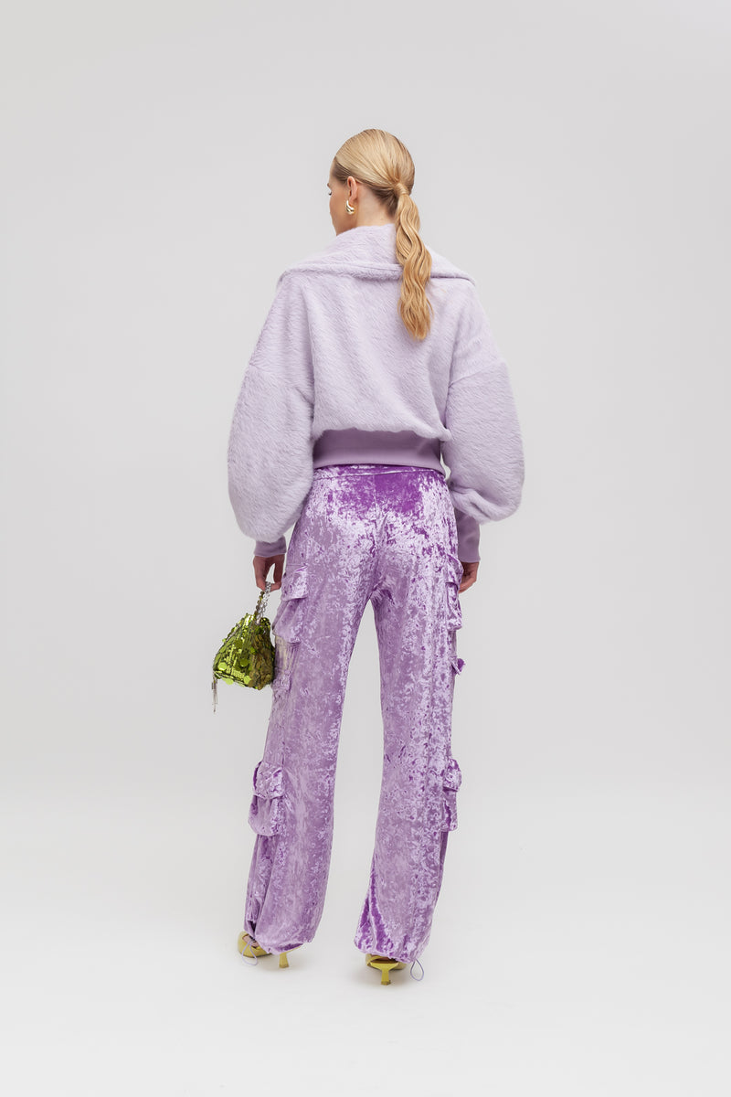 Weili zheng Cardigan furry con zip I Più Venduti
