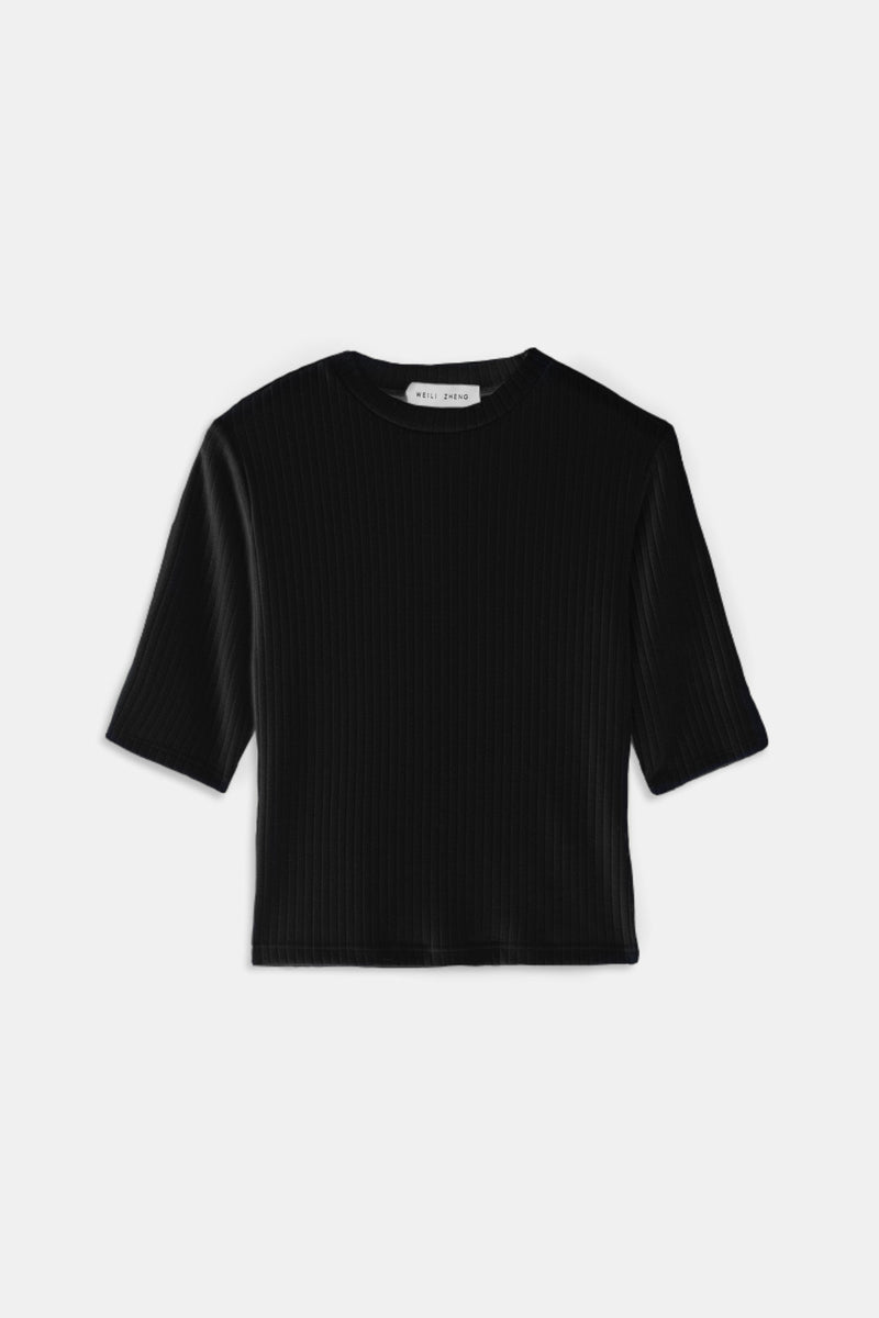 Weili zheng T-shirt manica 3/4 Nuova