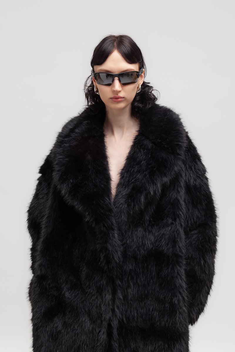 Weili zheng Ecopelliccia lunga Cyber Monday