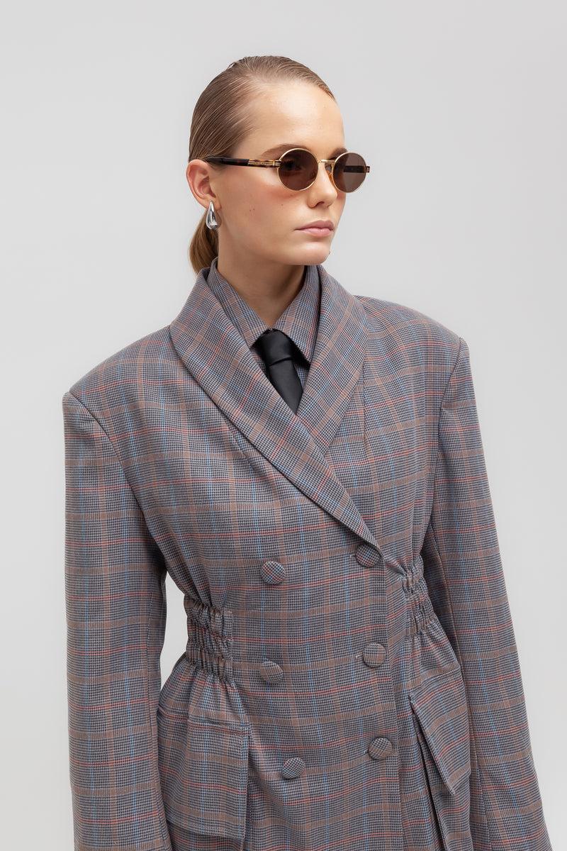 Weili zheng Blazer moda con arricci Offerte esclusive