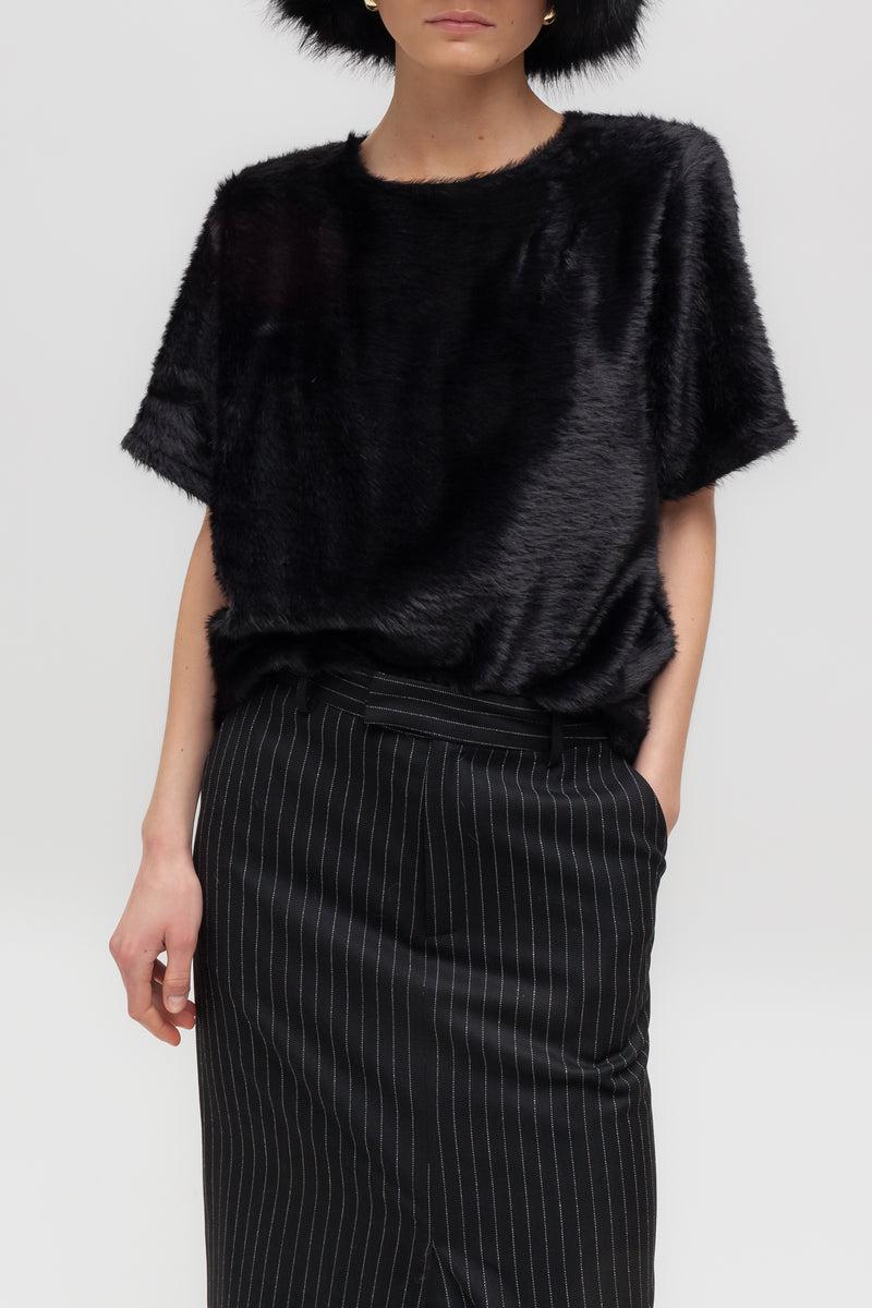 Weili zheng T-shirt in tessuto furry Fino al 60% di sconto