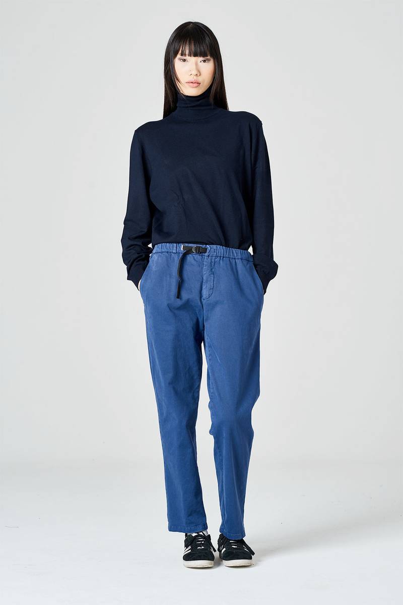 White sand Pantalone di cotone con vita elasticizzata Offerta migliore