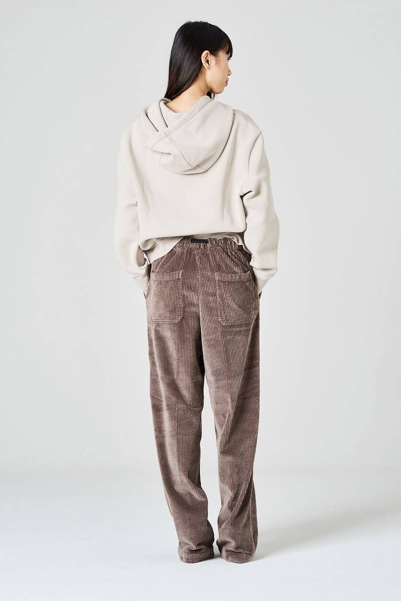 White sand Pantalone palazzo in velluto Offerta temporanea