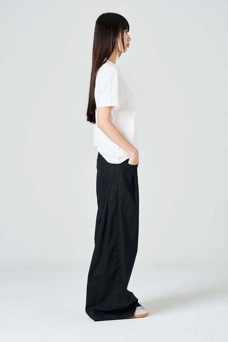 White sand Pantalone palazzo vita alta Offerte esclusive