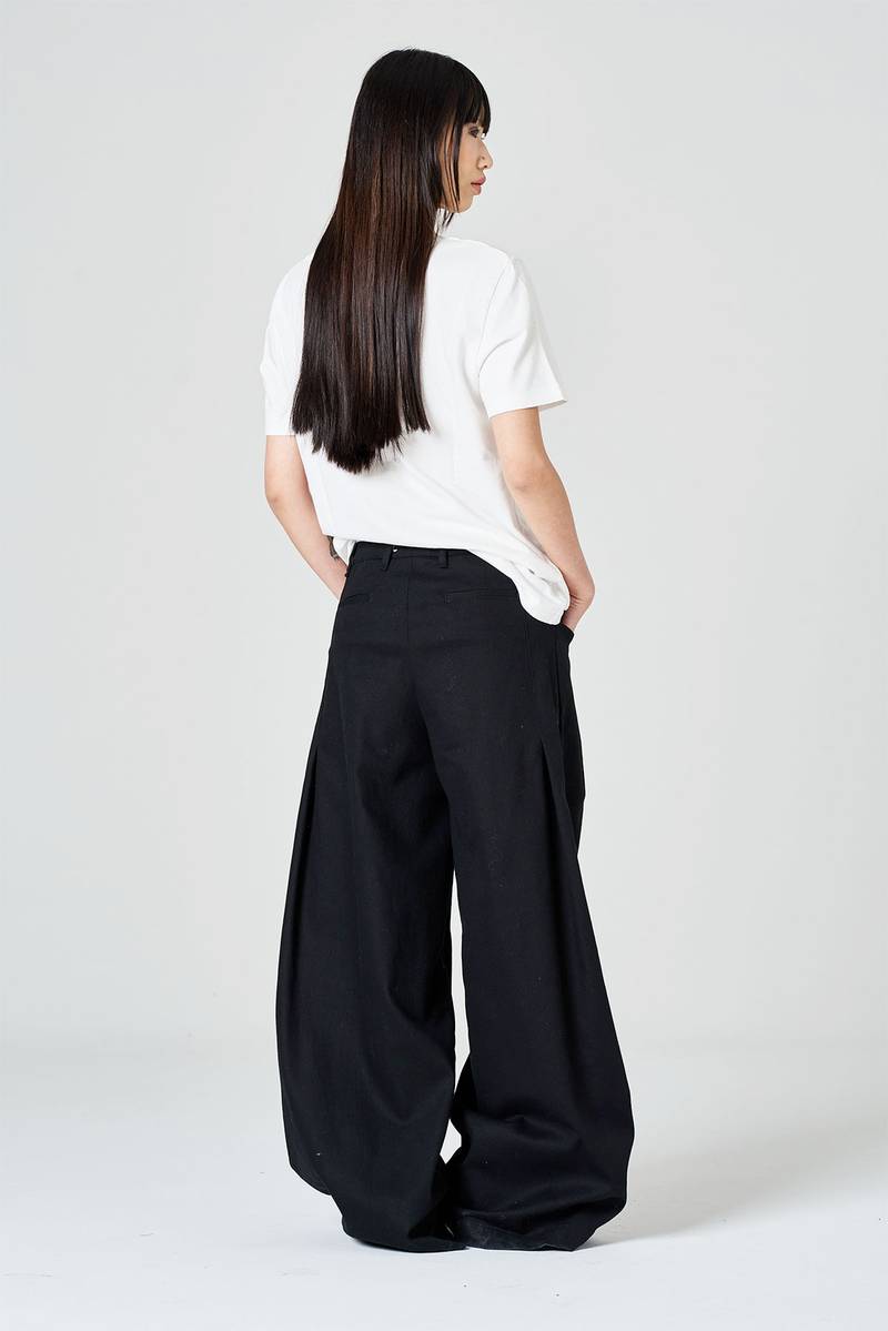 White sand Pantalone palazzo vita alta Offerte esclusive