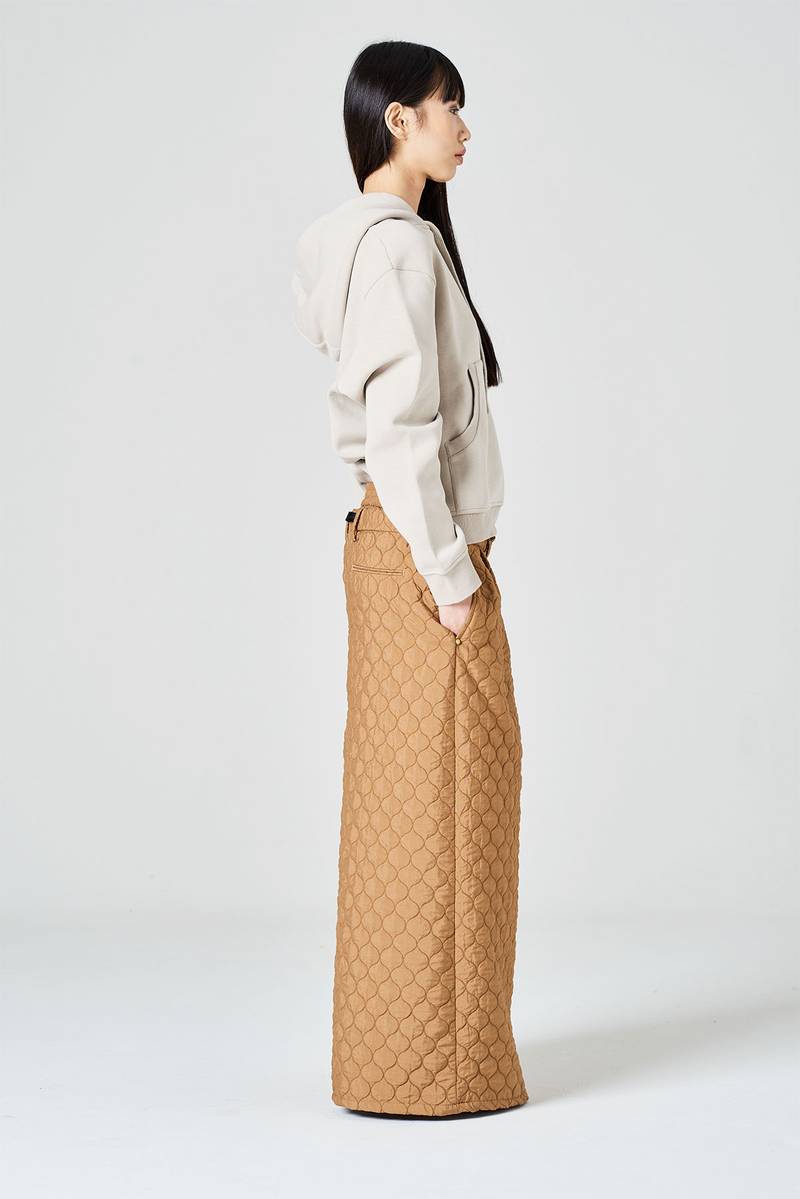 White sand Gonna lunga in tessuto trapuntato Nuovi prodotti