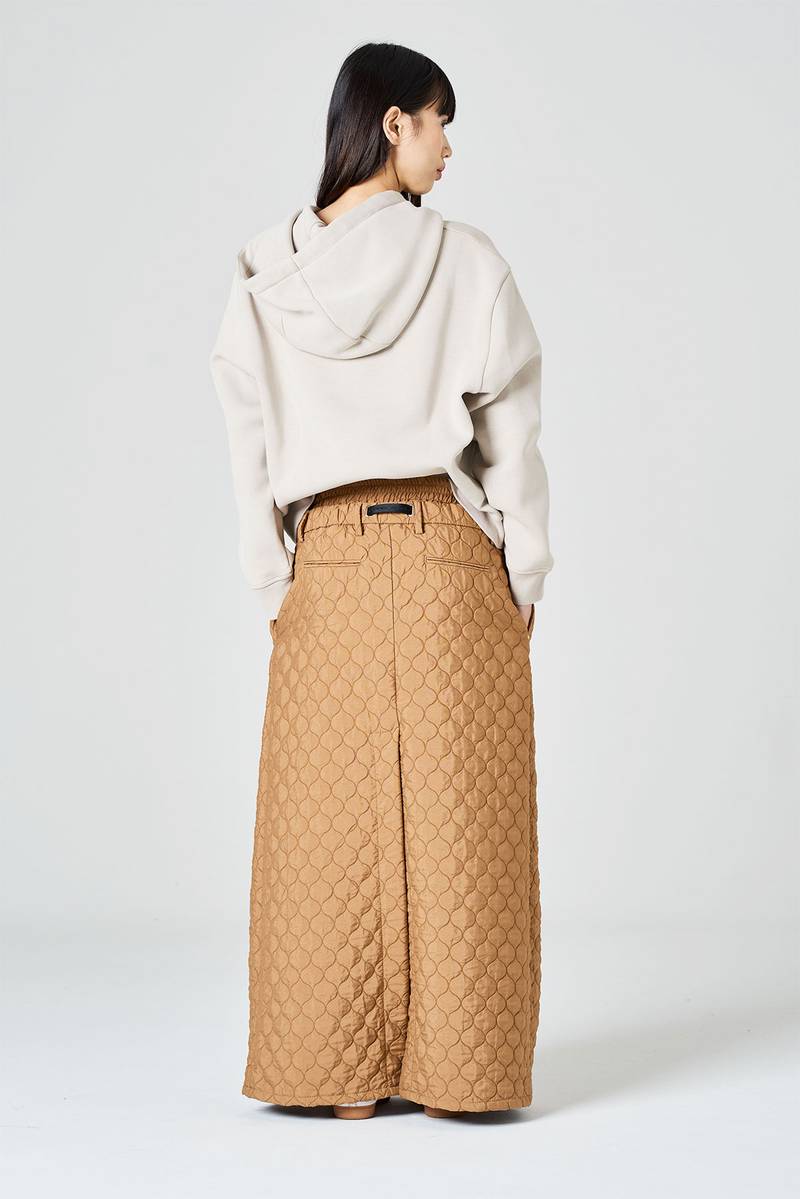 White sand Gonna lunga in tessuto trapuntato Nuovi prodotti