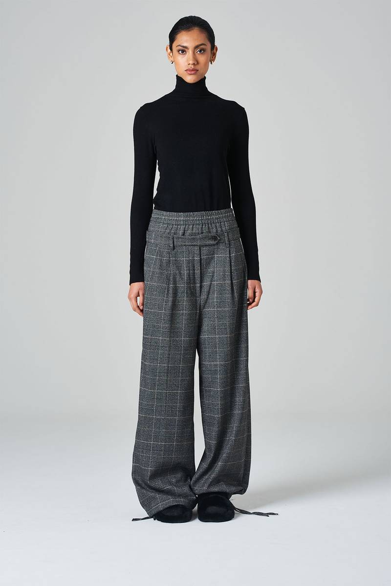 White sand Pantalone a palazzo