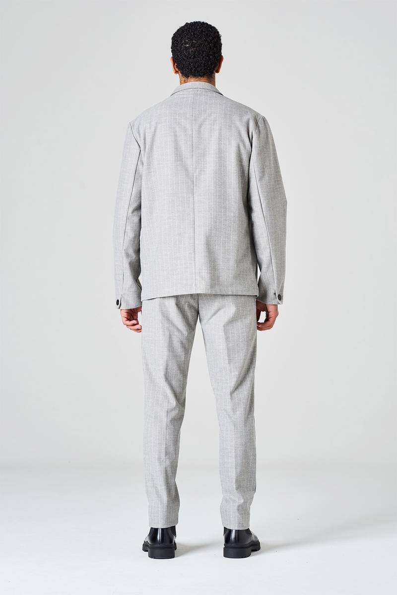 White sand Blazer in tessuto trapuntato Super sconto