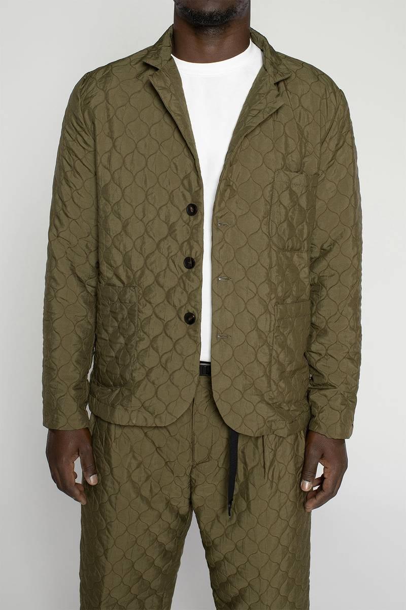 White sand Blazer in tessuto trapuntato Enormi sconti