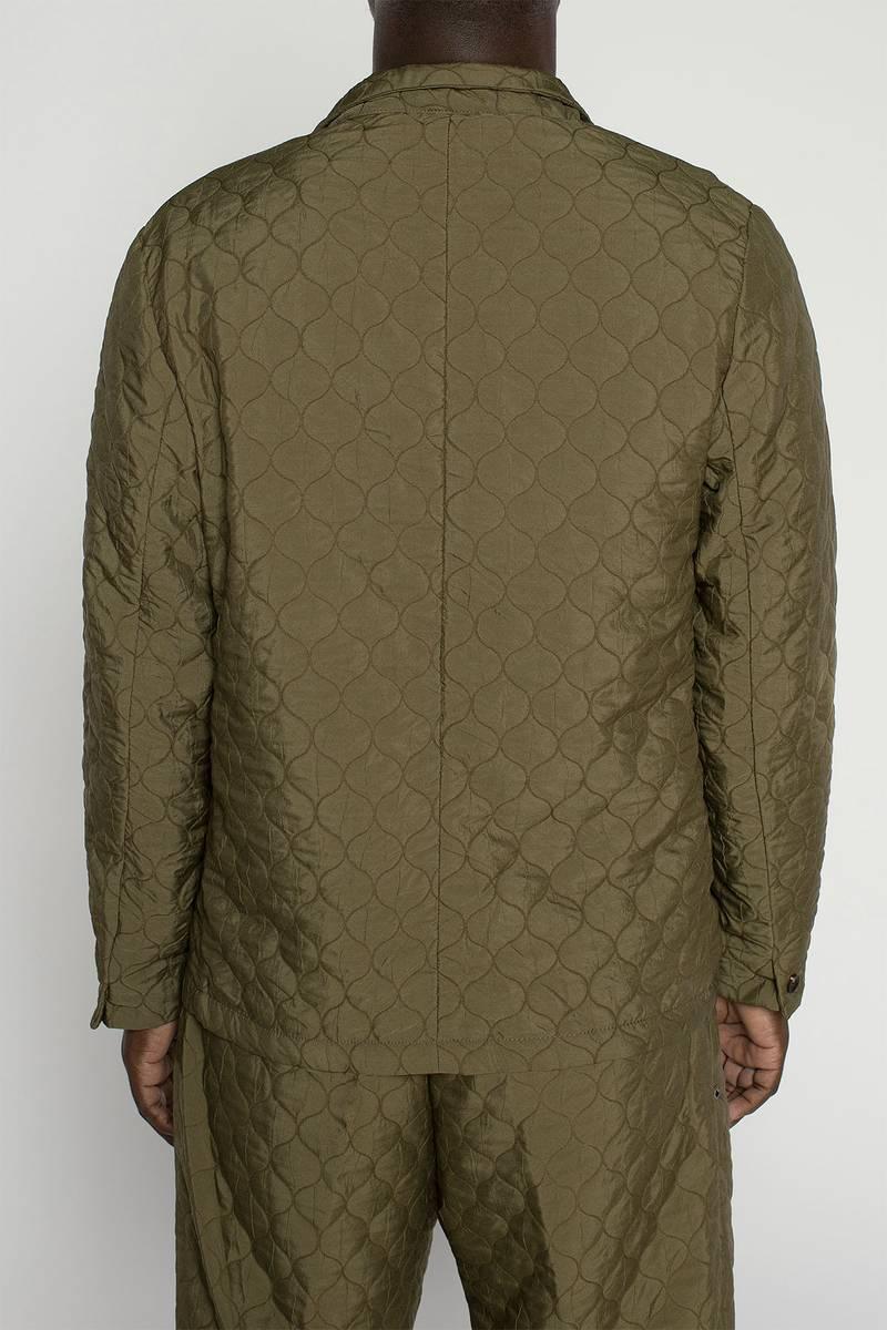 White sand Blazer in tessuto trapuntato Enormi sconti