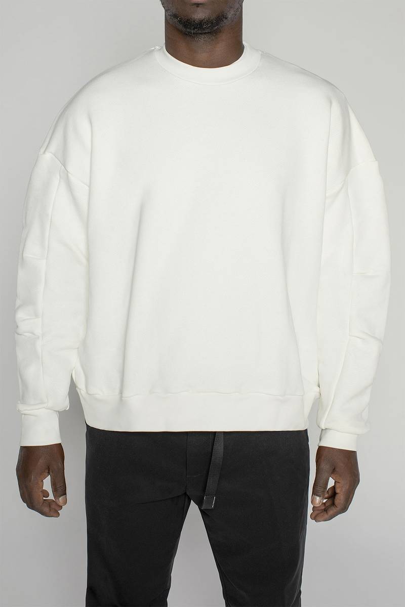 White sand Felpa jersey di cotone Officina