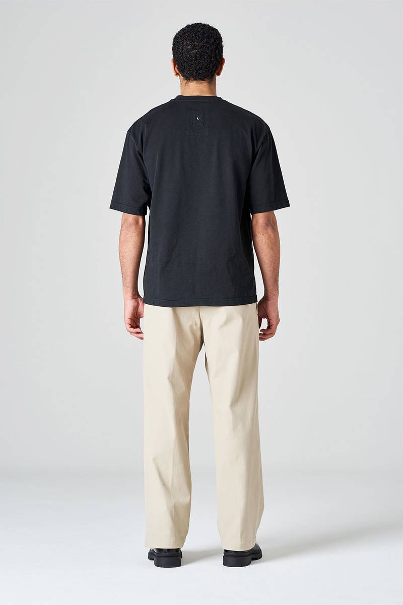 White sand T-shirt jersey di cotone Esporta salva