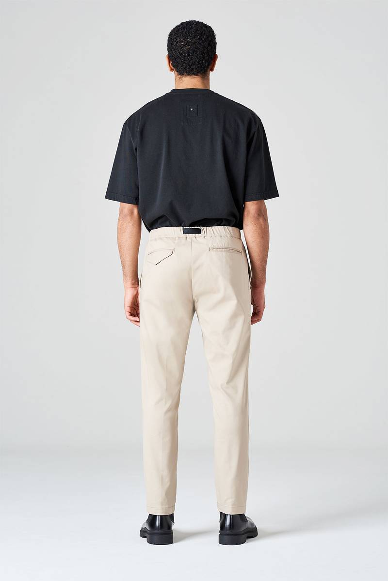 White sand Pantalone in tessuto active stretch di cotone Italy